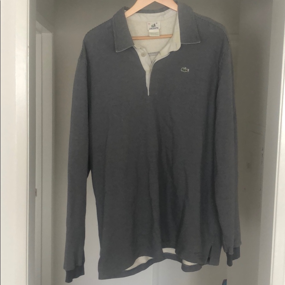 XXL Lacoste Long Sleeved Collared Shirt